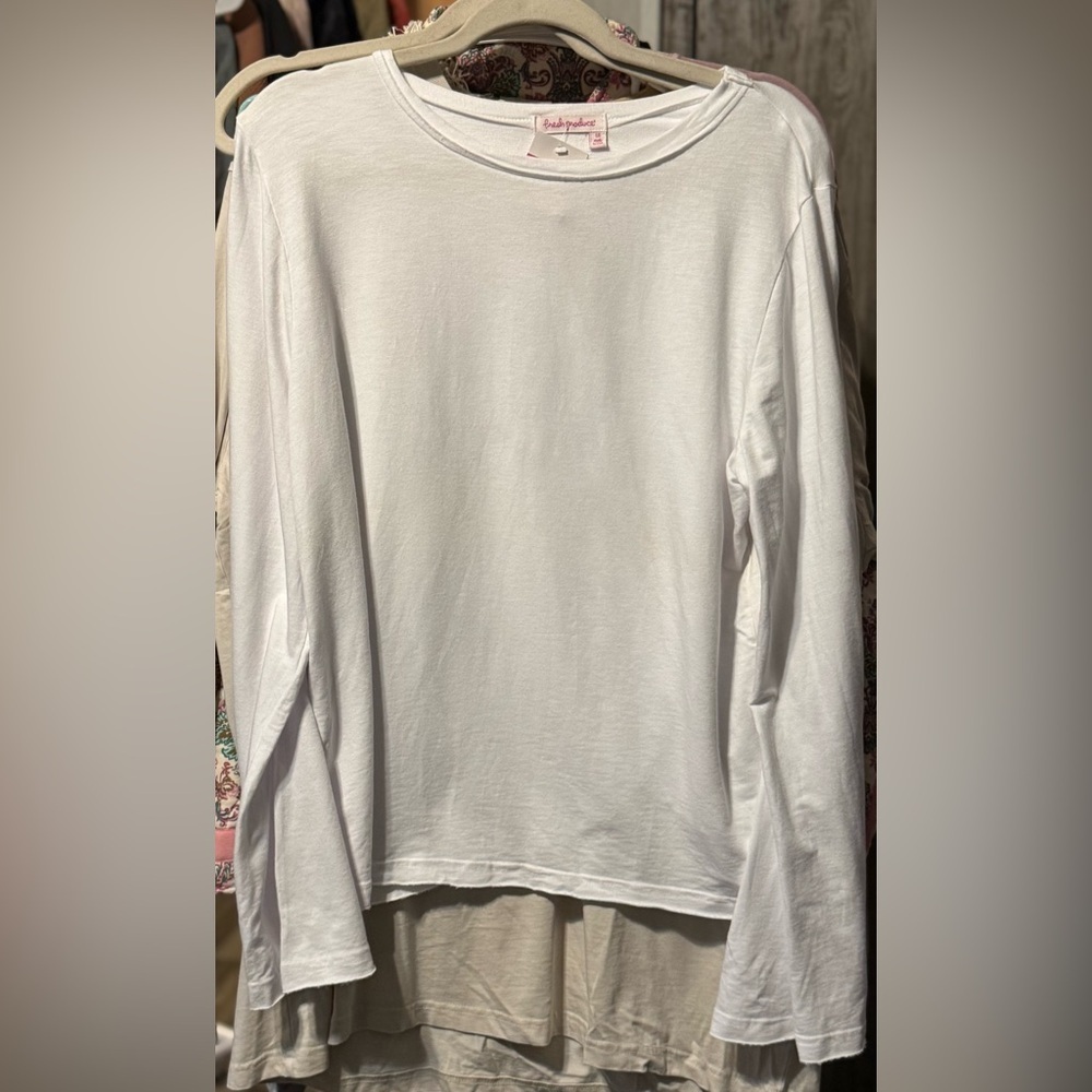 Fresh Produce Ana Split Back Bell Sleeve Sweatshirt